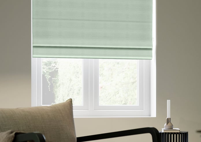 Shima Faux Silk, Moonstone - Twist&Fit Roman Blind - Image 5